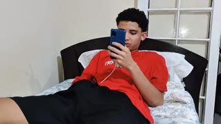 Stepson Hides in Closet to Watch His Hot Stepmom – She Finds Out and Fucks Him